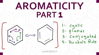 Aromaticity Part 1  Cyclic Planar Conjugated and Huckels Rule [upl. by Neeneg]