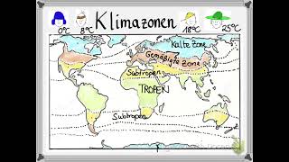 Die Klimazonen  Temperaturzonen der Erde [upl. by Jennilee]