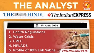 The Analyst 7th June 2024 Current Affairs Today  Vajiram and Ravi Daily Newspaper Analysis [upl. by Rudd]