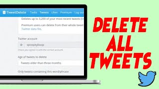 How To Delete All Tweets At Once On Twitter 2024 [upl. by Wallinga]