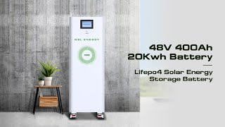 Factory Direct Supply GSL Energy LiFePO4 Solar 400Ah Energy Storage Battery 48V 20Kwh Battery [upl. by Riker70]