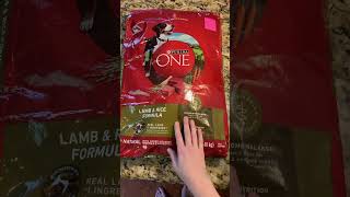 Review of the Purina ONE Dry Dog Food Lamb and Rice Formula  165 lb Bag [upl. by Htaek]