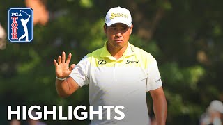 Hideki Matsuyama Battles for Victory  Round 4  FedEx St Jude  2024 [upl. by Ymarej]