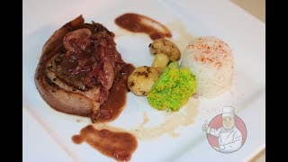 FILET MIGNON EN SALSA DE CHAMPIÑONES EN 5 MINUTOS  CHEF VILLAMAN [upl. by Verena187]