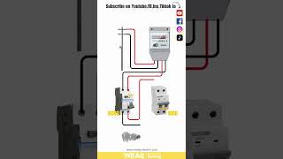 The right way to connect RCBO amp MCB at home [upl. by Saundra228]