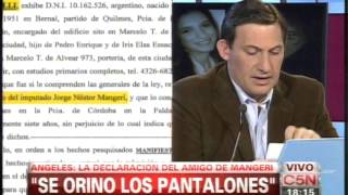 C5N  CRIMEN DE ANGELES RAWSON LA DECLARACION DEL AMIGO DE MANGERI [upl. by Ave]