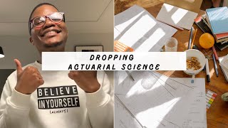 Dropping my actuarial science major  A short storytime ActuarialScience Careers [upl. by Yracaz]