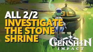 Investigate the stone shrine Genshin Impact [upl. by Samaj34]