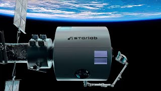 Starlab Space  LEO commercial space station  presentation reel amp Science Park animation [upl. by Yendyc]