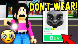 The CREEPIEST ITEMS on ROBLOX BROOKHAVEN [upl. by Margo]