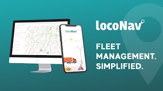 Fleet Management Solutions  Track Your Vehicle  Smart GPS Tracking Device  Telematics  LocoNav [upl. by Sulihpoeht]