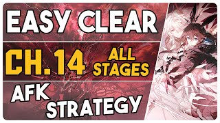 All Chapter 14 Stages  Adverse Environment  AFK Easy Strategy 【Arknights】 [upl. by Morgana]