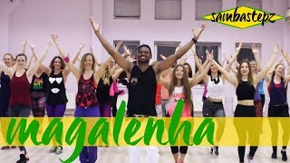 Magalenha Samba Zumba  How to dance Magalenha  Sergio Mendes [upl. by Eak]