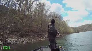 Lake Cumberland Bass Fishing Spring Break 2024 [upl. by Evot]