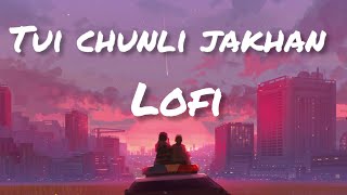 Tui Chunli Jakhan LoFi 🎧  Arijit Singh amp Shreya Ghoshal  Riddhi S amp Surangana B  MusicMind [upl. by Lari]