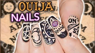 DIY OUIJA NAIL ART not clickbait actual nail art emergency [upl. by Itraa]