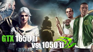 1050 ti vs 1650 ti Laptop Test in 9 Games [upl. by Onailime]