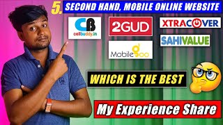 Top 5 Trusted Second Hand Mobile Websites In Best Price  Which Is The Best amp My Experience Share [upl. by Shaikh274]