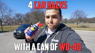 Top 4 Insanely Useful Uses For WD40  Car Hacks [upl. by Yttam]