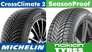 Michelin CrossClimate 2 vs Nokian SeasonProof [upl. by Nroht]