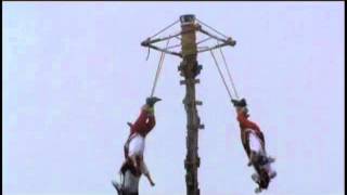 Dance of the Flyers  Voladores at Teotihuacán Mexico [upl. by Aicelf579]