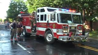 Cliffside Parknj Fire Department Ladder 1 Wetdown Part 2 of 3 [upl. by Enirod]