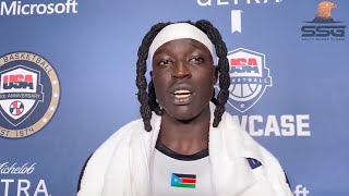 Wenyen Gabriels Emphatic Remark for South Sudan Africa and The World After Tough Game With USA [upl. by Misaq]