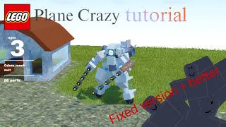 Odom Armor  Mech suit  Roblox Plane Crazy Tutorial Broken and outdated [upl. by Lemal134]