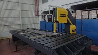 32quotx 55quot vertical metal cutting bandsaw  Plate Sawing Machine VB 08148 [upl. by Ebneter]