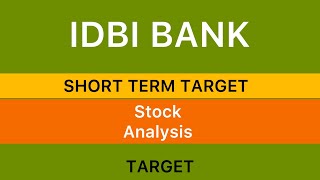 IDBI BANK LTD SHARE ANALYSIS ✳️ IDBI BANK SHARE NEWS  IDBI BANK SHARE TARGET ANALYSIS 040924 [upl. by Robi]