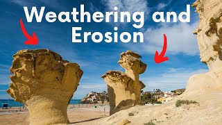 Difference between Weathering and Erosion [upl. by Dat]