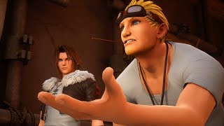 Kingdom Hearts 3 ReMind DLC  Final Fantasy Characters Intro Cutscene [upl. by Macswan]