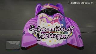 Princess Robot Bubblegum livery GTA 5 Declasse Scramjet anime manga itasha car Grand Theft Auto V 痛車 [upl. by Vitoria]