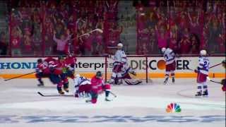 Mike Green Game Winner  OT Goal Game 2 vs Rangers May 4 2013 [upl. by Marigold]