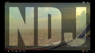 Cockpit  Landing ✈ NDJAMENA  NDJ  FTTJ  Tchad ✈ A330  RWY23 HD [upl. by Rannug]