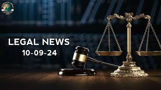 Legal News  274  English  10092024  CMLA [upl. by Odlo185]