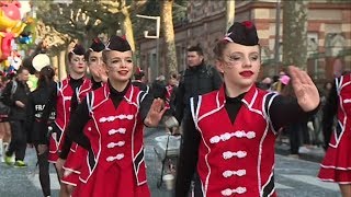 Tarn  bâtons en main les majorettes dAlbi préparent le défilé du carnaval [upl. by Cnahc]