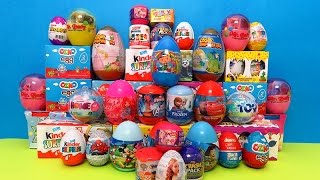 22 Farklı Sürpriz Yumurta Açma  22 Different Surprise Eggs Unboxing 2016 [upl. by Aerdnaz]