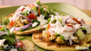 How to Make Easy Chicken Gyros  Weeknight Recipes  Allrecipescom [upl. by Liatrice]