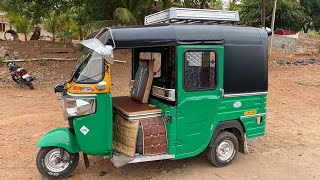 Bajaj Maxima rickshaw sliding door with full lighting dedication [upl. by Huei351]