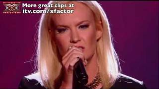 Kitty Brucknell  The Edge of Glory  The X Factor 2011 Sing Off Results Show 3 [upl. by Greg274]