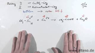 Übung Redoxreaktionen  FehlingProbe Variante A [upl. by Yhtimit]