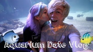 Surprising my boyfriend with an Aquarium Date  Couple Vlog [upl. by Ianahs403]