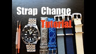 How To Change A Watch Strap  Watch Strap Change TUTORIAL [upl. by Onileba884]