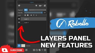 Rebelle 5 amp 6 Tutorials New Features in the Layers Panel [upl. by Vi811]