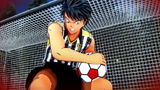 Hyuga Shows His Goalkeeper Skills  Captain Tsubasa Remastered [upl. by Anelet]