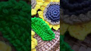 Llavero girasoles Crochet 🧶🌻♥️ crochet girasoles hechoamano [upl. by Ejroj]