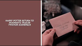 Harry Potter return to hogwarts reunion trailer twixtor scenepack [upl. by Sky556]