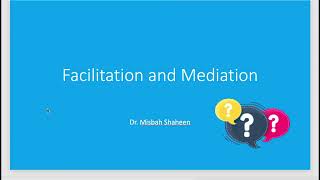 Facilitation and Mediation in Diplomacy  What is Mediation in Hindi [upl. by Ariay]