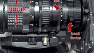 How To Backfocus A Broadcast Camera Lens [upl. by Enyrb]